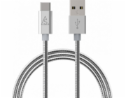 BlueLounge USB-A – USB-C kabel USB 1 m stříbrný (613362)