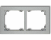 Karlik Univerzální dvojitý rám Deco stříbrná metalíza (7DR-2)