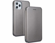 Pouzdro Book Magnetic iPhone 12 5.4, ocel