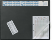 Odolný DURABLE Schreibunterlage Vollsichtpl/Kalender 65x52cm schw