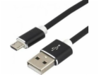 EverActive USB-A - microUSB USB kabel 1,5 m černý (CBS-1,...