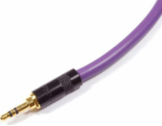 Melodika Jack 3,5mm - Jack 3,5mm kabel 0,75m fialový
