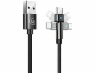Usams USB-A – USB-C kabel USB 1 m černý (US-SJ477)