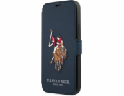 US Polo Assn US Polo USFLBKP12MPUGFLNV iPhone 12/12 Pro 6.1 tmavě modrá/námořnická kniha Polo Embroidery Collection
