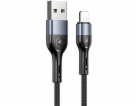Usams USB-A – Lightning kabel 1 m černý (SJ448ZJ01)