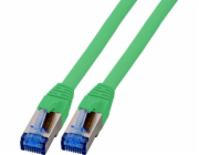 EFB Patchcord RJ45 S / FTP, kat. 6A, kat. 7 Surový TPE superflex kabel, 1m, zelený(K5525FGE.1)