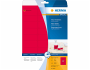 Herma Color etikety 5045, A4, 63,5 x 29,6 mm, jasně červený matný papír, 540 ks (5045)