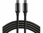 EverActive USB-C – USB-C USB kabel 1 m černý (CBB-1PD5)