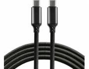 EverActive USB-C – USB-C USB kabel 1 m černý (CBB-1PD5)