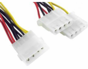 Gembird Molex – Molex x2, 0,15 m, vícebarevný (CCPSU1)