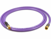 Anténa Melodika - Anténní kabel (F) 2,5m fialový