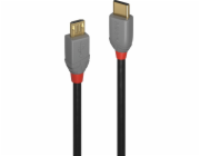 Lindy USB-C - microUSB kabel 1 m černý (36891)