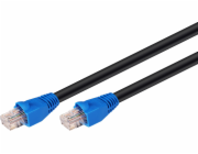 Goobay Outdoor propojovací kabel U / UTP kat. 6 CCA černý 30m (94393)