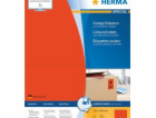 Štítky Herma Color, A4, 105 x 148 mm, červené, snímatelné...