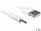 Delock Cable USB-A samec > Stereo jack 3.5 mm samec 4 pin...