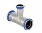 Geberit Mapress Edelstahl redukční T DN 50/20/50 (31223)