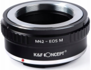 Kf adaptér K&f Concept pro Canon Eos M Ef-m To M42 / Kf06.137