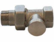 Schlosser Zpětný ventil přímý, poniklovaný DN10 3/8X3/8 PR. (601300003)