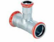 Geberit Mapress C-Stahl redukční T-kus DN 50/15/50 (21222)