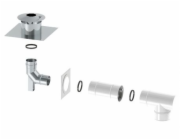 Jeremias Souprava pro spalování vzduchu v komínové šachtě 80/125 (75F940)