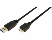 LogiLink USB-A - micro-B USB kabel 2 m černý (CU0027)