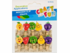 Craft with Fun CF DECORATION DEK DREW CLIP FRUITS 10KS 20...