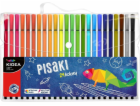 Popisovače Derform v pouzdře 24 barev KIDEA - 244186