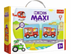 Trefl Vzdělávací hra pro děti Memos maxi Vehicles 02267 T...