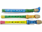 Švédská flétna, dřevěná barva