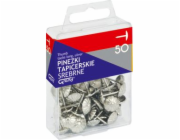 Špendlíky na čalounění Grand Silver 15mm 50 ks.