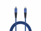 USB 2GO USB-C – Lightning kabel 1 m Modrý (797196)