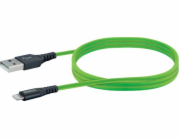 Schwaiger USB-A - Lightning kabel 1,2 m zelený (LPRO420501)