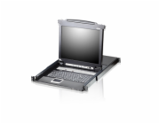 ATEN CL5708M-ATA-AG SINGLE RAIL 8P PS/2-USB LCDKVMP 17INCH W/LED LIGHT/USA KB/EU