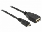Delock - Kabel USB - Micro USB typ B (M) do USB (F) - USB...