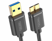 Unitek USB-A USB kabel – 2 m černý (Y-C463GBK)