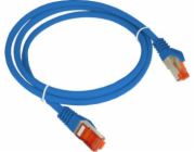 Alantec Patch-cord S/FTP kat.6A LSOH 0,25m modrý ALANTEC