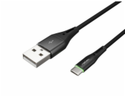Natec USB-A - USB-C USB kabel 1 m černý (NKA-1957)