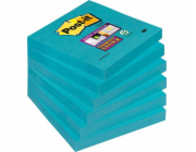 Post-it Sticky notes POST-IT Super Sticky (654-6SS-EB), 76x76mm, 1x90 listů, modrá