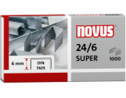 Svorky Novus 24/6 DIN super x 1000 (4009729003688)