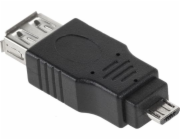 LechPol microUSB - USB Black USB adaptér (ZLA0869)