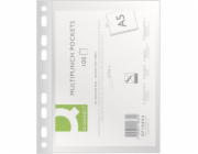 Q-Connect Sleeves na hrachové dokumenty A5 50mic 100 ks.