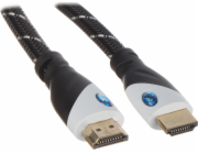 HDMI - HDMI kabel 10m stříbrný (HDMI-10-PP)