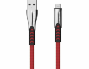 Somostel USB-A - microUSB USB kabel 1 m červený (25702)