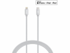 Kanex USB-C – Lightning kabel 1,2 m stříbrný (36321-uniw)