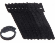 Organizér na suchý zip černý 10 kusů (OPR-150X12*P10)