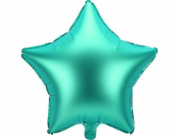Fóliový balónek PartyDeco Star, 48 cm, zelený jedna velikost
