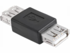 USB adaptér USB – USB černý (ZLA0615)