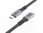 MicroConnect USB kabel USB-C – USB-C 2 m černo-stříbrný (...