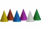 Party Deco Narozeninový klobouk, holografický, mix, 16 cm...