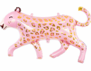 Fóliový balónek PartyDeco Leopard, 103x63cm, mix jedné velikosti